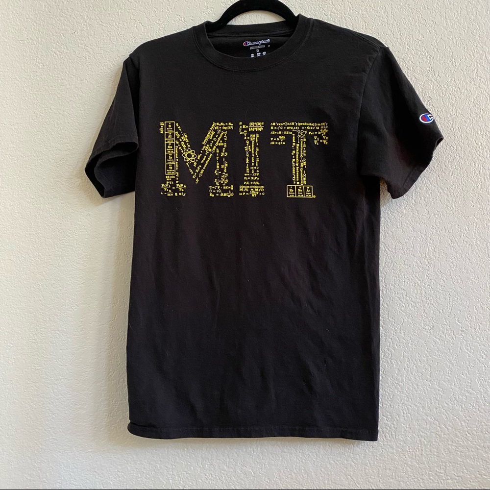 MIT Math Champion College T-Shirt SZ S Unisex